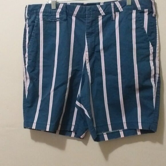 - American Eagle Mens Slim Chino Stretch Khaki Preppy Slacks short in size 38 - Picture 1 of 7